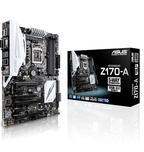 Asus Z170-A DDR4 - Sixth Generation Motherboard (LGA1151, DDR4 3400+(OC ...