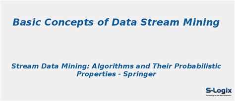 Basic Concepts of Data Stream Mining | S-Logix