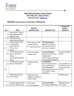 Fillable Online Digital Marketing Strategies, Systems & Analytics Fax ...