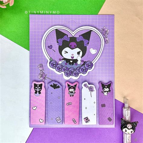 Buy Kuromi Sticky Note Set Online from Tinyminymo