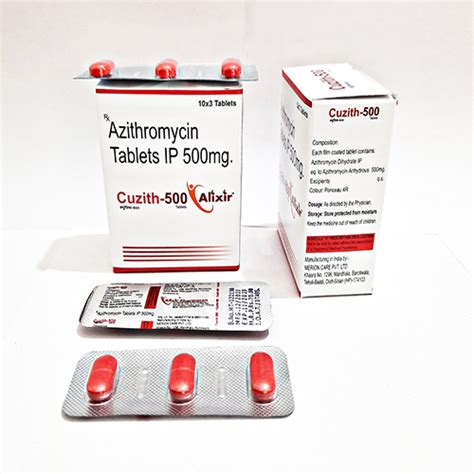 Cuzith-500 Tablets Alixir Pharmacon