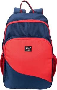 Tuff Gear Light weight College Bags - Navy Red Polyester 25 Litre Water ...