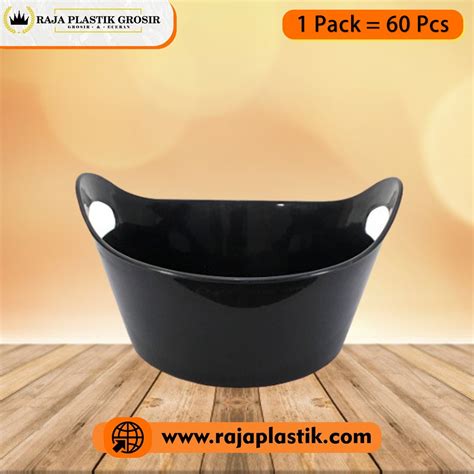 Baskom Oval Plastik 20 Kuping Hitam - RAJA PLASTIK GROSIR | Jual Produk ...
