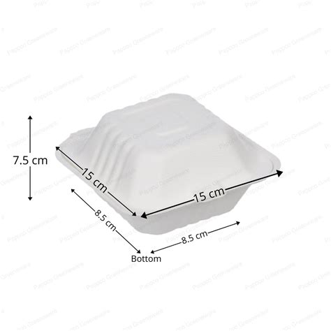 Burger Packaging Box | 6" Clamshell Container