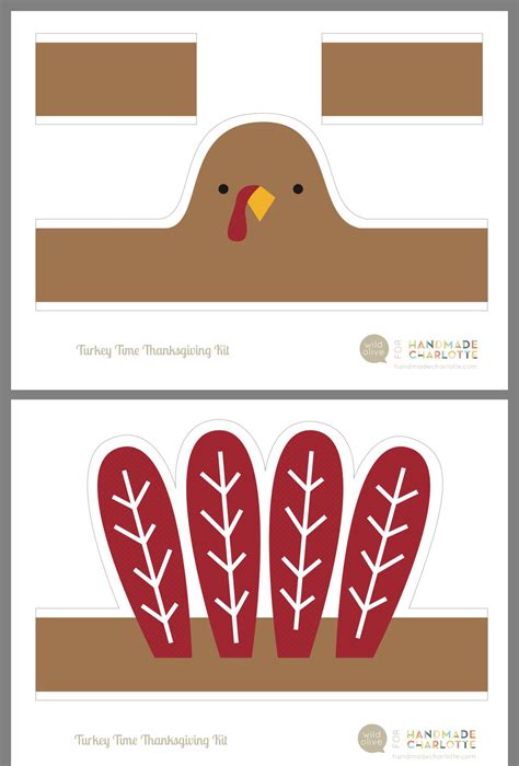 Turkey Cutouts Printable - Printable Sight Words List