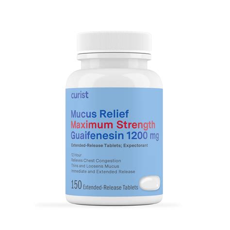 Mua Guaifenesin 1200 Mg Extended Release Tablets - 150 Count Maximum ...