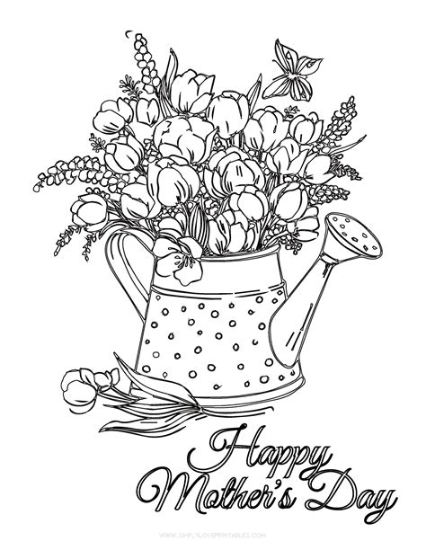 Coloring Pages Free Mothers Day