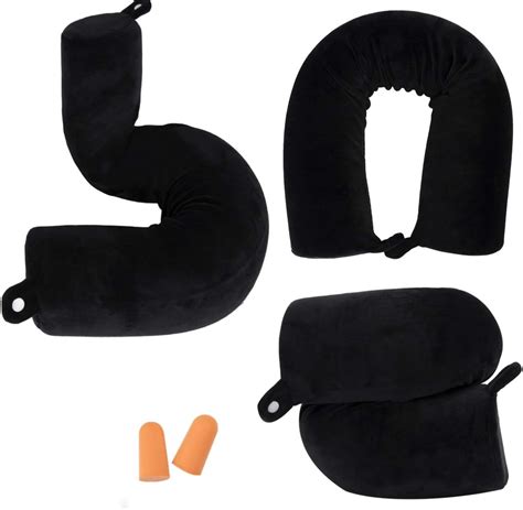 Buy Twist Memory Foam Travel Pillow for Neck, Chin, Lumbar and Leg ...