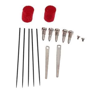 2x16 Pcs Saxophone Accessories Sax Springs+Screws+Bumper Felts+ Flat ...