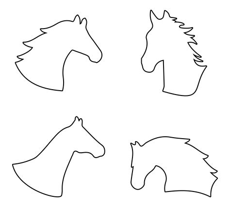 Horse Face Drawing Template at Eugene Mash blog