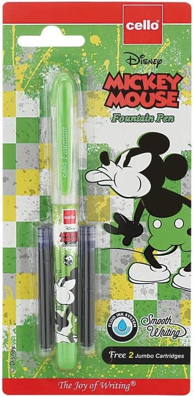 Cello Disney Fountain Pen | Set of Fountain Pen and two cartridges ...