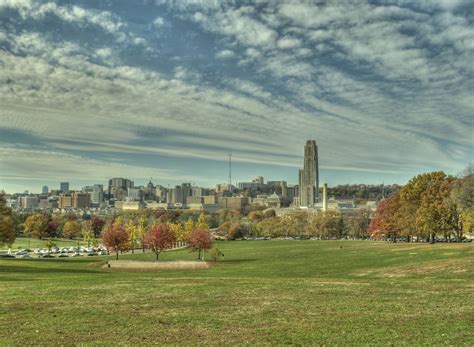 Download University Of Pittsburgh From Afar Wallpaper | Wallpapers.com
