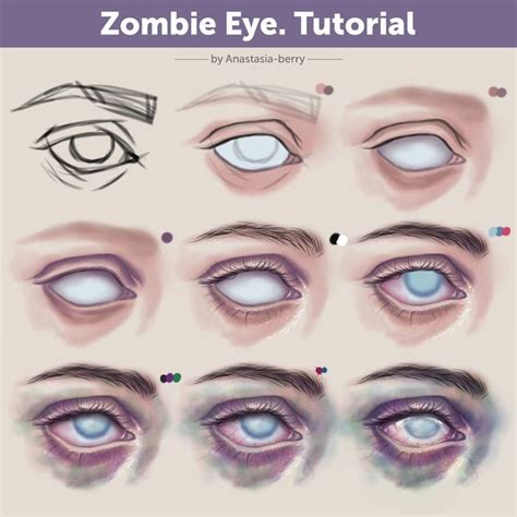zombie eye drawing