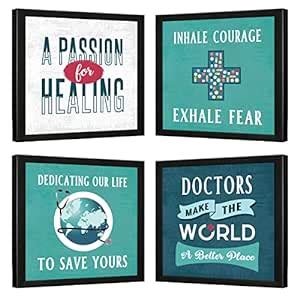 Chaka Chaundh Wood - Doctor Clinic Poster- Hospital Medical Quotes ...