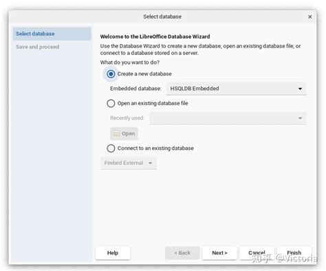 CreateDatabase in OpenOffice 的图像结果