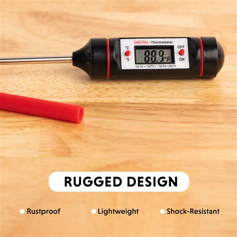Snapklik.com : General Tools Digital Thermometer #DT310LAB, 8 Inch ...