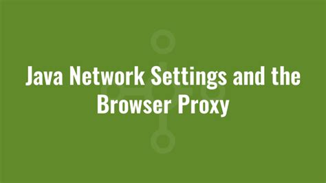 Image result for Where to Find Java Network Settings