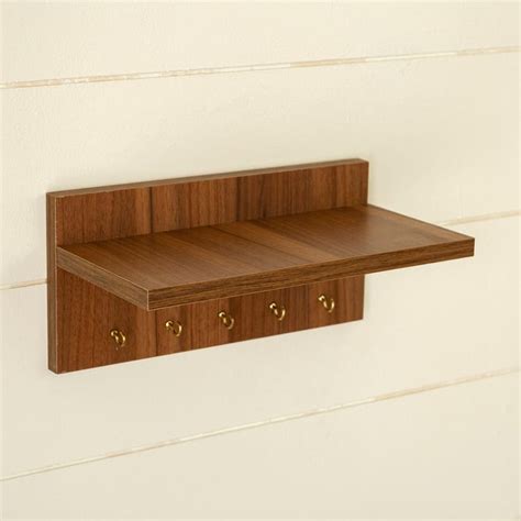 Buy Helios Lucia Key Wall Shelf - Brown from Helios by Home Centre at ...