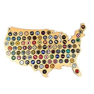 Kimler USA Beer Cap Map : Amazon.in: Home & Kitchen