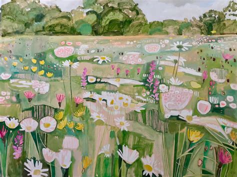 Elaine Kazimierczuk - Ryewater Farm V, Dorset, Original painting ...