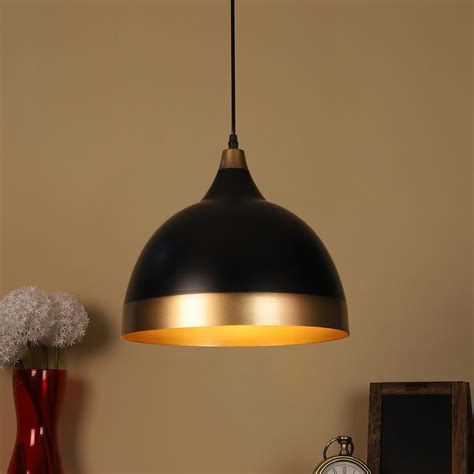ELIANTE by Jainsons Lights | Modern Black Metal Hanging Pendant Light