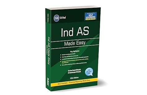 Buy Taxmann's Ind AS Made Easy (Paper 1 | FR) – Most updated & amended ...