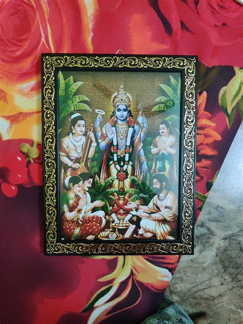 Pavan Photo Laminations Lord Satyanarayana Swamy Bhagwan Satyanarayan ...