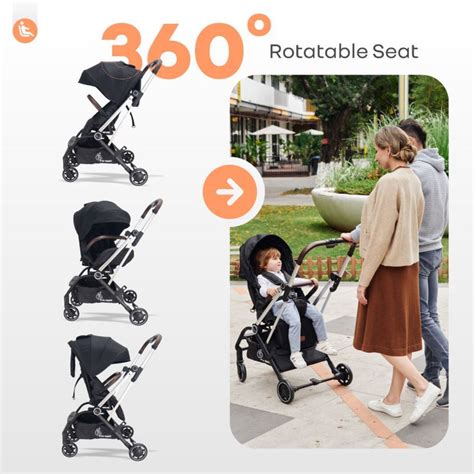 Street Smart 360-Degree Rotatable Stroller: EN 1888 Certified