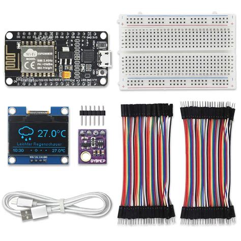 Super Debug WiFi Weather Station Kit for IoT with Tutorial, GY-BME280 ...