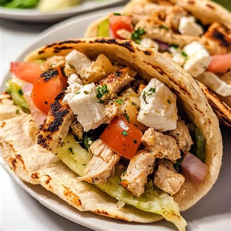 Greek Chicken Pita Pockets Recipe - Her Recipe Box