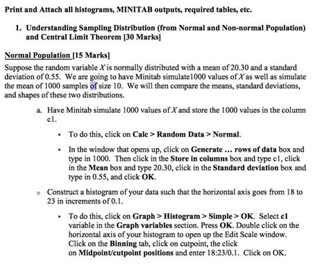 Image result for Sampling Normal Distribution Minitab