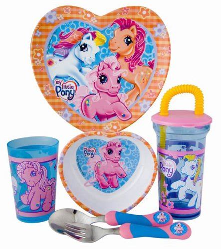 Zak Designs My Little Pony Children's 6-Piece Set : Amazon.in: Baby ...