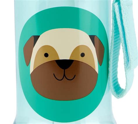 Skip Hop Tritan Renew Straw Bottle Pug 12M to 36M - 9Q777410