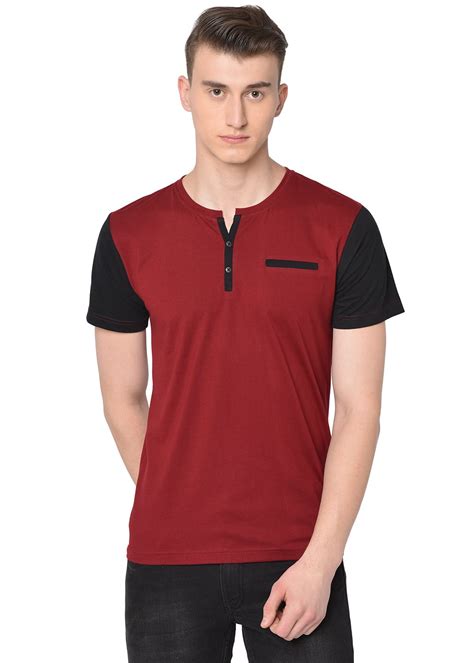Get Contrast Half Sleevs Detail T-Shirt at ₹ 449 | LBB Shop
