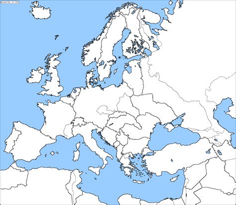 Blank Map Of Europe During World War 2