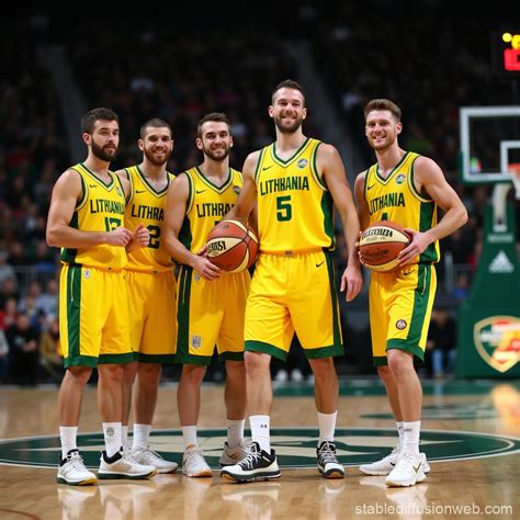 Lithuania Basketball Teams Logo