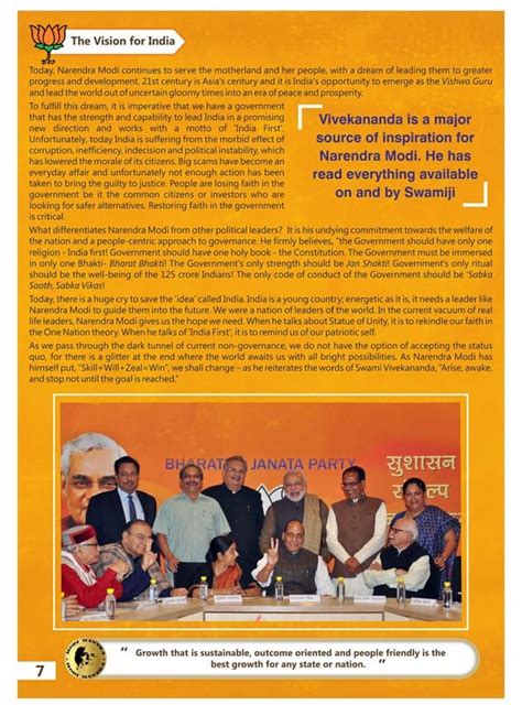 Narendra Modi: The man with a strong vision for India