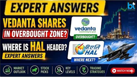 Vedanta shares in overbought zone? Where is HAL headed? Expert answers ...