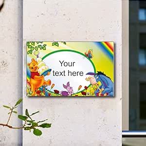Buy BIRD'S MIND Kids Design Printed Home Name Plates For Personalised ...