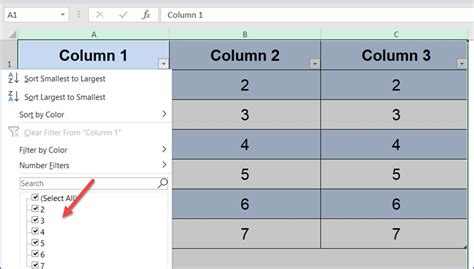 Excel Filtering Tables 的图像结果