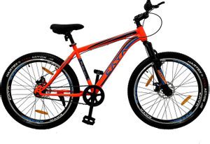 CAYA Fueled 24" Matte Floro Orange Dual Disc, Double Wall Alloy Rims ...