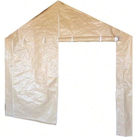 10' X 20' Tan Canopy Entrance Panel With Zippers (Front Panel) for Sale ...