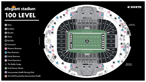Stadium Maps | Official Website of Allegiant Stadium | Allegiant Stadium