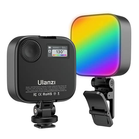 Ulanzi U60 RGB Video Light, Portable LED Camera Light with 360° Color ...