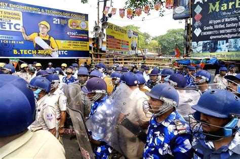 BJP Protest March againts Murshidabad Violence
