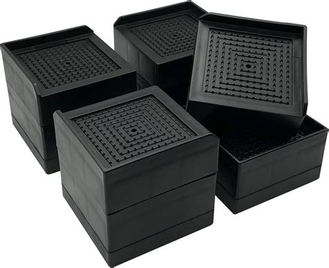 Amazon.com: Olutacot 36 Pack Furniture Risers Adjustable Bed Risers ...