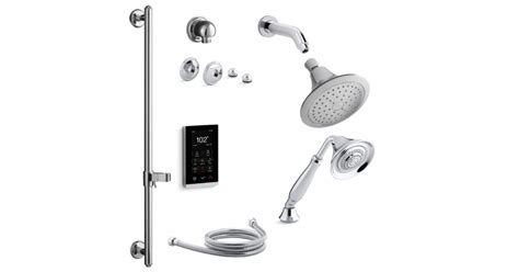 Kohler K-FORTE-DTV11S-CP Forte DTV+ Shower System with Single Function ...