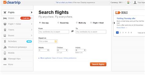 Flight ticket discounts on International flight bookings