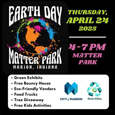 Earth Day 2025, Gardens of Matter Park, Marion, 24 April 2025 | AllEvents
