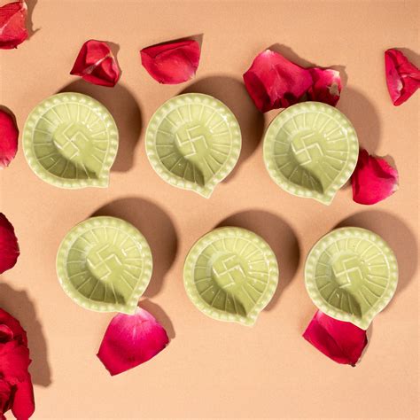Handcrafted Svastika Ceramic Diyas - Home Decor Set 2025 | The Zappy Box